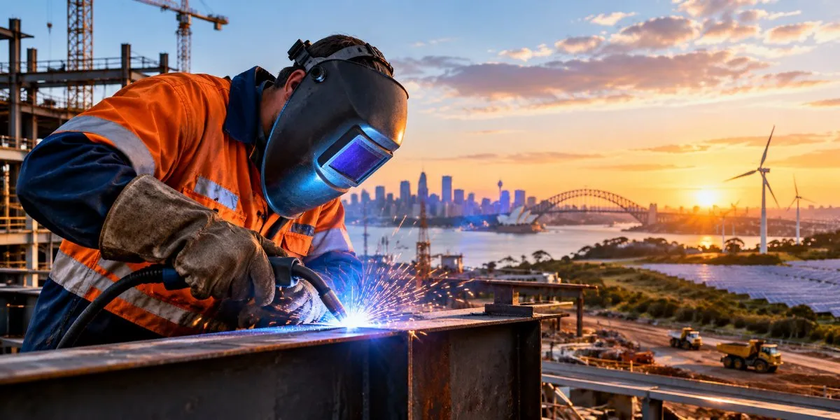 Welders and Fabricators Eyeing Australia: What the Latest Industry Data Tells Experienced Tradespeople