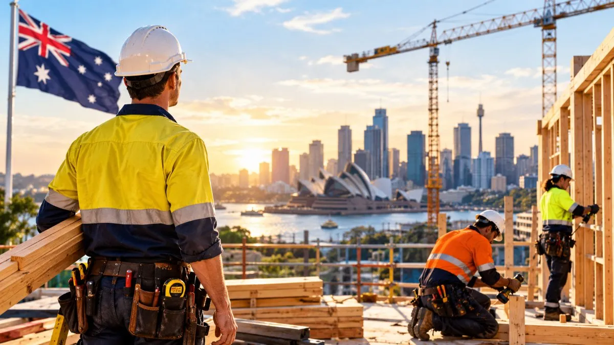 Australia Needs 83,000 More Residential Builders: A Briefing for Experienced Tradespeople Abroad