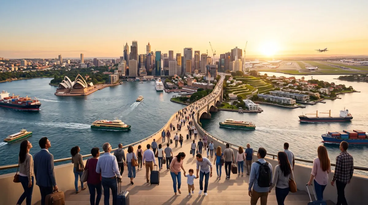 A Record Year of Arrivals: Interpreting Australia's Latest Migration Data as an Experienced Professional